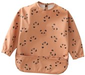 Babero de manga completa para bebé, suave, ajustable, lavable a máquina, impermeable, delantal de cobertura completa para comer, 6-54 meses