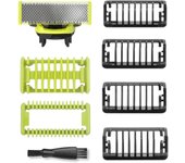 Replacement Blades for Phi-Lip, Replacement Head Compatible with One Blade QP220/50 QP220/80, Blade Trimmer Guide Comb 1/2/3/5