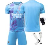 2425 Real Madrid Goalkeeper Jersey No. 1 Courtois 7 Ronaldo 11 Rodrigo 9 Mbappe Football Cross-Border Edition