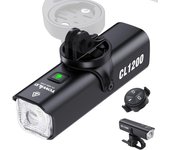 Bicicleta De 1200 Lúmenes - Linterna Frontal De Bicicleta Recargable por USB De 4000 mAh, IPX6 Impermeable Linterna de para Ciclismo Carretera Montaña MTB