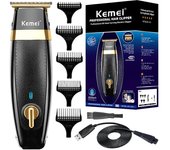 kemei 1834 professional hair trimmer for men beard hair clipper outline electric rechargeable edge hair cutting machine for body