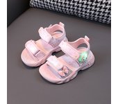Brillo De Pelo Niñas Sandalias Verano Nuevos Niños Niños Niños 1-6 Años 3 Sandalias De Playa