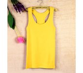 Women Vest Racerback Sleeveless T Shirt Cotton Top