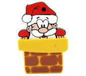 Christmas Gift USB Flash Drive 64GB Santa Claus Pen Drive 32GB Christmas Socks Memory Stick Creative Gifts for Kids Pendrive