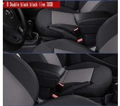 Suitable for Fiat 500 CA armrest, central store armrest with USB cup holder Count