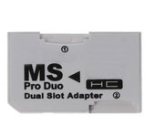 Card Reader Micro-SD TF to MS Pro Card Adapter Single Dual Slots PSP Gamepad for PSP Card