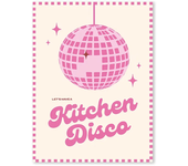 Pink Disco Ball Dance Floor Disco Party Fashion Poster Print Retro Wall Art Picture Canvas Painting for Club Bar Room Home Decor