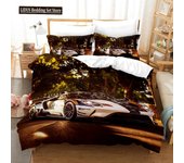 Sports Car Luxury Bedding Set Duvet Cover Bedroom Comforter Covers Single Twin King ​Size Quilt Cover Home Textile 2/3PCS