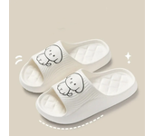 Cute slippers, lightweight women's and men's bathroom flip flops, anti slip for home use
