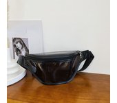 Waterproof Transparent Waist Bag Chinese Style Zipper Pvc Chest Bag Half Moon Belt Bag Message Bag Transparent Pack Streetwear