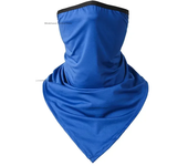 Máscara de protección solar para hombre, pasamontañas para bicicleta, motocicleta, cubierta facial, seda de hielo, ciclismo, primavera, verano, máscara Triangular para colgar en la oreja