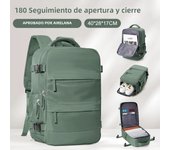 Mochila De Viaje Para Hombres Y Mujeres Impermeable Con Portátil Para Negocios Bolsa De Mano Para Universidad Mochila De Mano Para Cabin  40x30x20