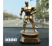 Art Abstract Self FitnessCarve Sculpture Decoration Bodybuilding Figures Muscle Men Resin Statue Fitness Room Craftwork Decor
