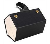 Multiple Travel Sunglasses Organizer Case - PU Leather Hanging Foldable Eyeglasses Case Storage Box for Men Women