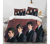 Fashion The B-Beatles Rock Band Star Bedding Set Boys Girls Twin Queen Size Duvet Cover Pillowcase Bed Kid Adult Home Textiles
