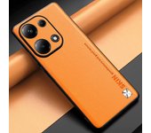 Phone Case for Xiaomi Poco M6 Pro 4G / Redmi Note 13 Pro Soft leather Back Camera Protect Slim Cover