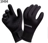 DEMMET Dive Gloves 3/5MM Neoprene Five Finger Warm Wetsuit Winter Gloves for Scuba Diving Snorkeling Surfing