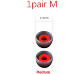 1 Pairs(2pcs) L M S In Ear Tips Earbuds Earphone Silicone Eartips/Ear Sleeve/Ear Tip/Earbuds For KZ Earphone LZ A4 DZ9