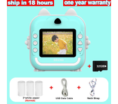 Digital Children Camera For Photography Instant Print Photo Kids Camera Mini Thermal Printer Video Educational Toys Gift