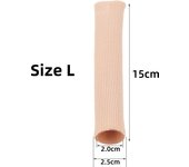 1Pcs Toe Cushion Fabric Toe Tubes Finger Protector for Corns, Blisters, Calluses, Hammer Toes and Fingers Protectors Foot Care