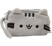 Plush Pencil Case Cute Cat Makeup Bag Large Capacity Portable Pencil Bag