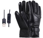 Guantes Térmicos recargables para caminar al aire libre, calefacción eléctrica, impermeable, transpirable,motocicleta,bicicleta