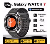 Relojes inteligentes para hombres For Android iOS original Watch 7 Smart Watch Men Custom Dial Sapphire 1.43 inch HD AMOLED Screen Voice Call NFC GPS Tracker Sport Watches 2025 New