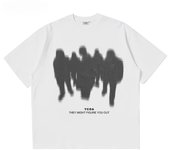 Camiseta de algodón para hombre, estampado de verano de gran tamaño, gráfico