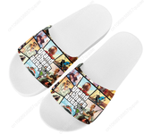 GTA V 5 Slippers Home Water Shoes Cute Cartoon Anime Men Women Teenagers Beach Pool Sandals Custom Made Summer Slipper Fashion