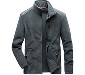 Outdoor Casual 2024 Spring Autumn New Fleece Warm Coat Brand Pocket Outwear Soft Shell Military Jacket Men 742