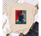 Tupac top women designer funny t shirt girl manga Japanese clothes