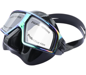 Juego de máscara de buceo profesional con protección UV lente antiniebla HD ajustable para adultos snorkel natación gafas de buceo
