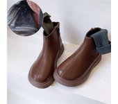 Niñas Botas cortas Fleece Niños Dos botas de algodón Botas de bebé