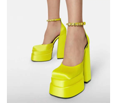 New Fashion Women Pumps Retro Chunky Heels Sandals Spring Platform Dress Party Wedding Basic Shoes Woman Big Size
