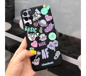 For Oppo A94 4G Case Oppo A94 5G Back Cover Shockproof Matte Luxury Soft TPU Silicone Bumper Shell On OppoA94 5G Black Rose Capa