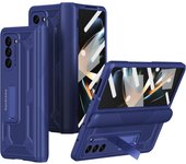 Bracket Plating For Samsung Galaxy Z Fold 5 Case Pen Slots Hinge Protection Film Cover