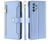 Magnético Multifuncional Moda Cremallera Funda de Cuero Solapa Galaxy A32 5G, Cuerda Colgante Funda protectora