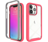 Carcasa de tres defensas del iPhone de Apple 11 12 13 14 pro Max mini 11 pro Max 12 pro Max 14 plus 14 pro plus funda de silicon