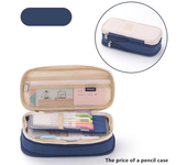 Large Capacity Pencil Case Stationery School Supplies Pencil Cases Pouch Office Desk Storage Bag Students Kids Pen Case Bags Box