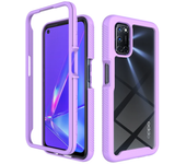 For Oppo a 17 57 57s 74 77 95 reno6 Lite 4G 5G coque silicona transparente contra caída carcasa de borde sólido fundas en dos