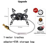 Lohascamping - Portable IGT 4000W propane pan, butane burner, folding camping stove, high-power gas stove