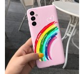 For Samsung Galaxy M23 5G M 23 Case Shockproof Fundas For Samsung M23 Coque For Girl Rainbow Silicone Back Cover Bumper Capa