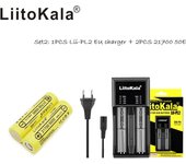 Liitokala Lii-PL2 Smart High power charger with PCB +2pcs 18650 or 2pcs 21700 3.7V Universal Rechargeable battery for flashlight