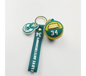 Basketball Keychain Realistic 3D Basketball Keychain Couple Car Pendant Backpack Decoration