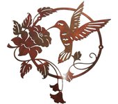 Iron Art Bird Wall Decor Garden Fence Lawn Hotel Wall Sculpture Ornaments Vintage Ornament for Indoor Outdoor Home A