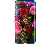 Case for ASUS ROG Phone 3 ZS661KS Case Black Matte Silicone Back Cover Phone Cases For ASUS zs661ks Flowers Fashion Bumper Capa