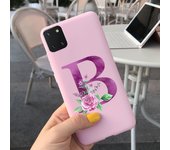 Fashion Alphabet Case For Samsung Galaxy Note 10 Lite Phone Cases Candy Color Back Cover For Samsung Note10 Lite SM-N770F Bumper