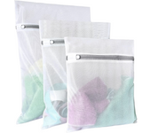 Bolsas para ropa interior para lavar prendas delicadas,Bolsas pequeñas de malla fina para la colada,1 Pack (1 grande,1 mediana,1 pequeña)