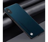 Funda de cuero PU de lujo para iPhone XS Max, cubierta trasera de silicona a prueba de golpes, protección completa para teléfono, funda para iPhone XSMax