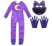 Kids Poppy Playtime 3 Catnap Halloween Cosplay Costumes